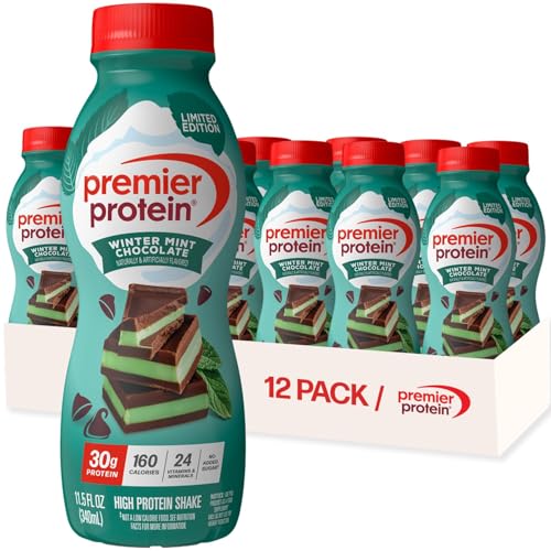 Premier Protein Shake, Caramel, 30g Protein, No Added Sugar, 24 Vitamins & Minerals to Support Immune Health, 11.5 fl oz, 12 Pack (Packaging May Vary)
