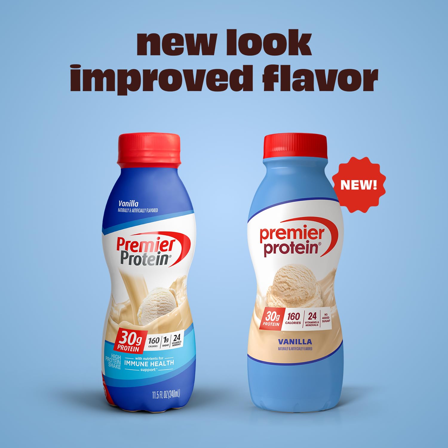 Premier Protein Shake, Caramel, 30g Protein, No Added Sugar, 24 Vitamins & Minerals to Support Immune Health, 11.5 fl oz, 12 Pack (Packaging May Vary)