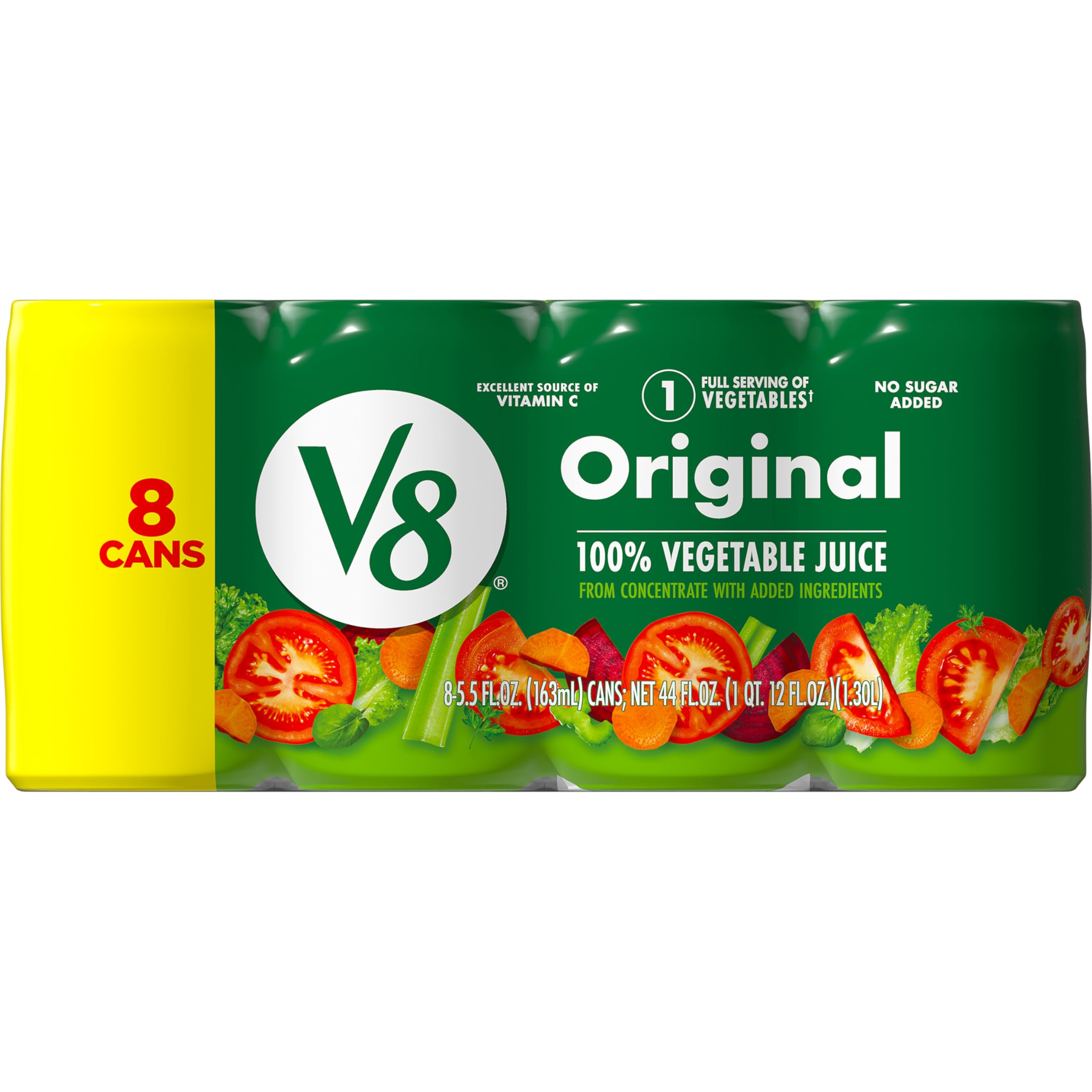 V8 Original 100% Vegetable Juice, 11.5 fl oz Can (24 Pack)
