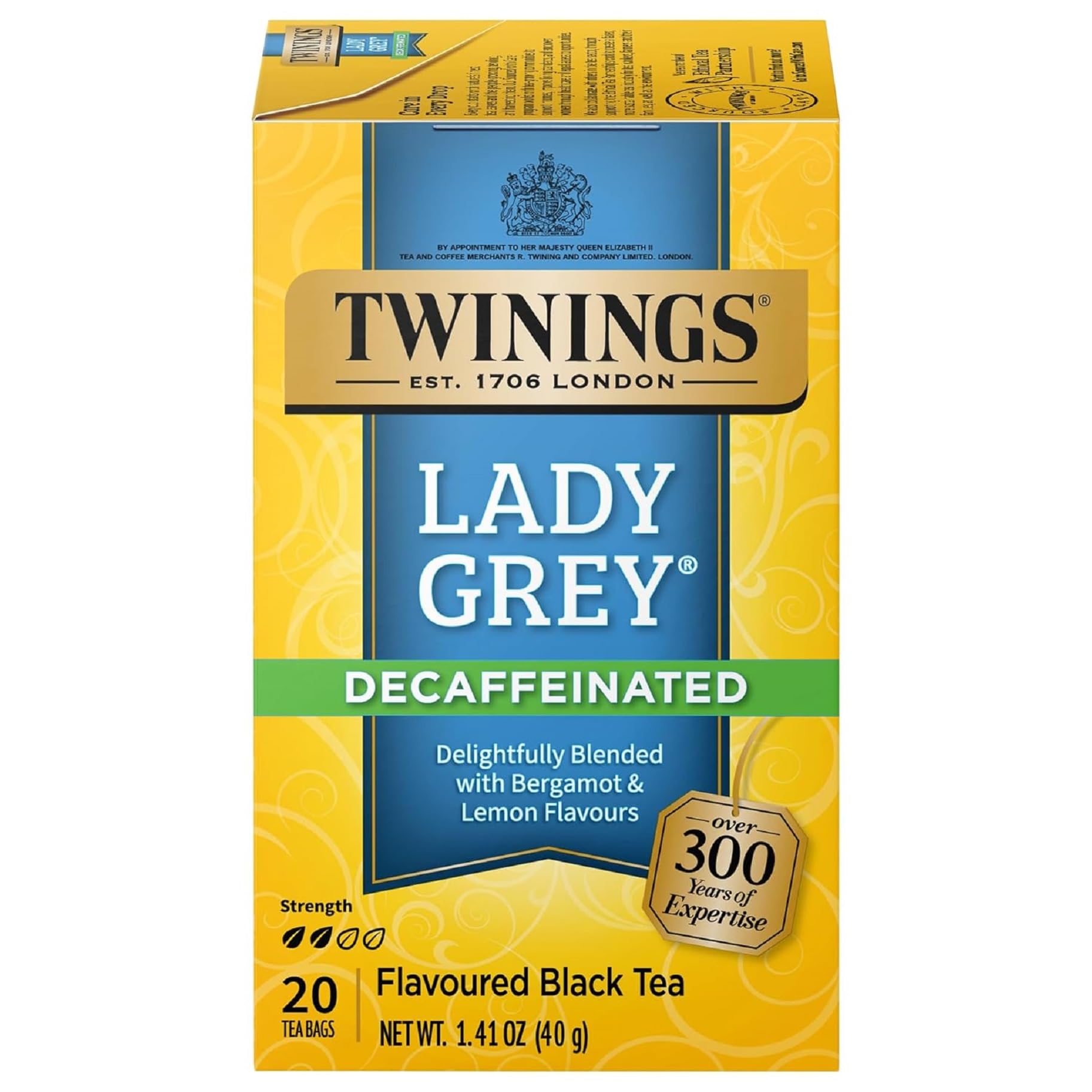 Twinings Lemon & Ginger Herbal Tea Individually Wrapped Bags, 100 Count (Pack of 1), Tangy Lemon, Spicy Ginger, Naturally Caffeine-Free, Enjoy Hot or Iced, 100 Teabags