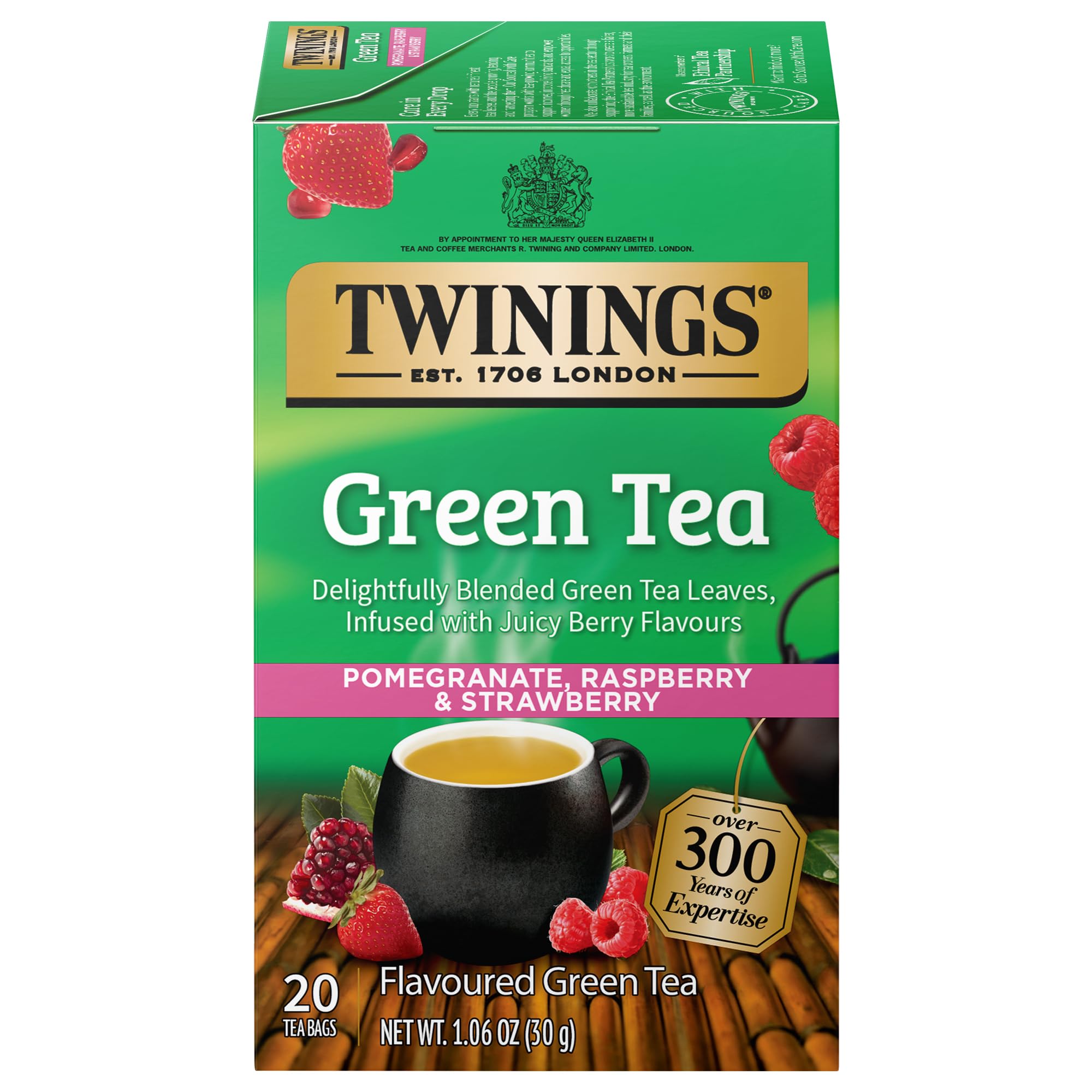 Twinings Lemon & Ginger Herbal Tea Individually Wrapped Bags, 100 Count (Pack of 1), Tangy Lemon, Spicy Ginger, Naturally Caffeine-Free, Enjoy Hot or Iced, 100 Teabags