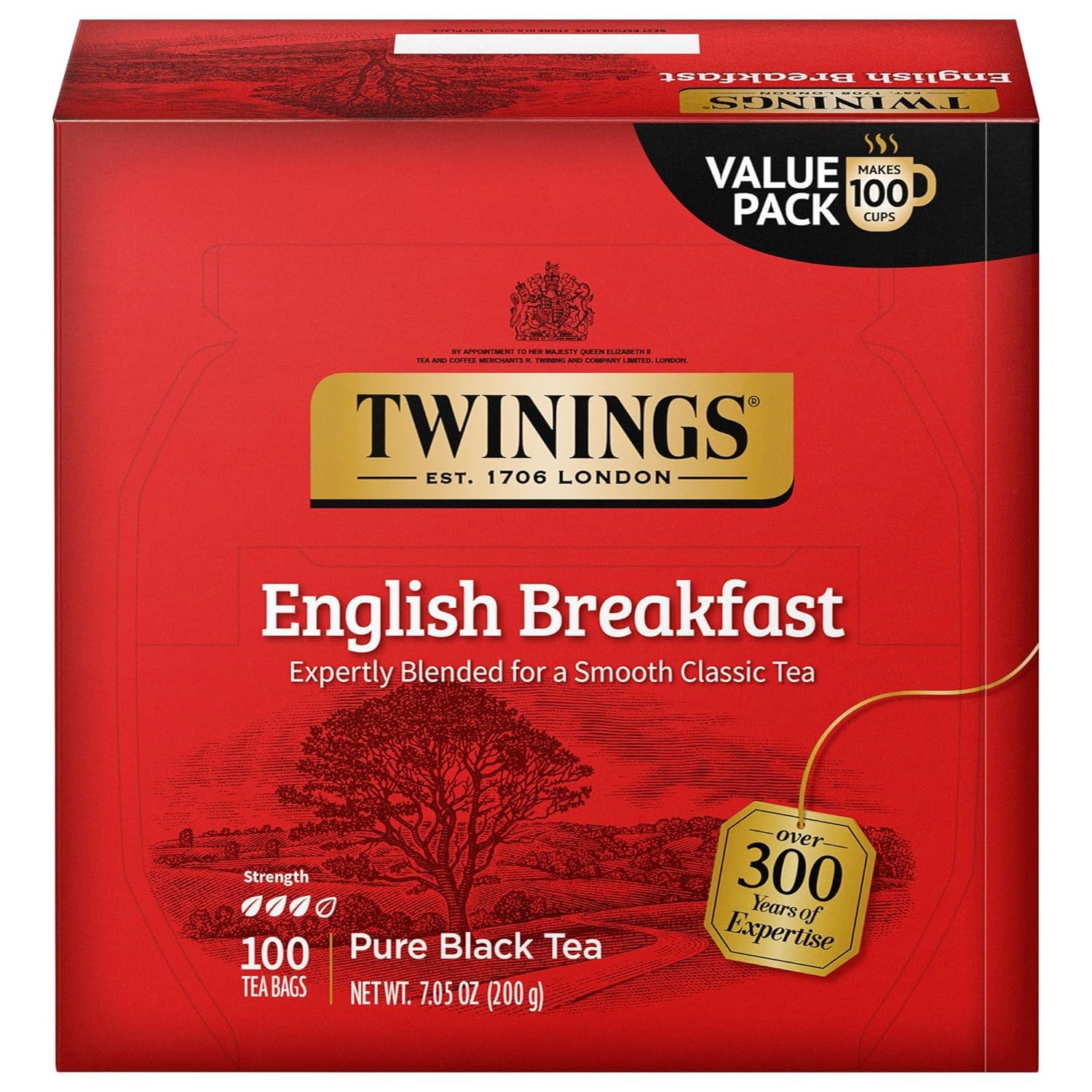 Twinings Lemon & Ginger Herbal Tea Individually Wrapped Bags, 100 Count (Pack of 1), Tangy Lemon, Spicy Ginger, Naturally Caffeine-Free, Enjoy Hot or Iced, 100 Teabags