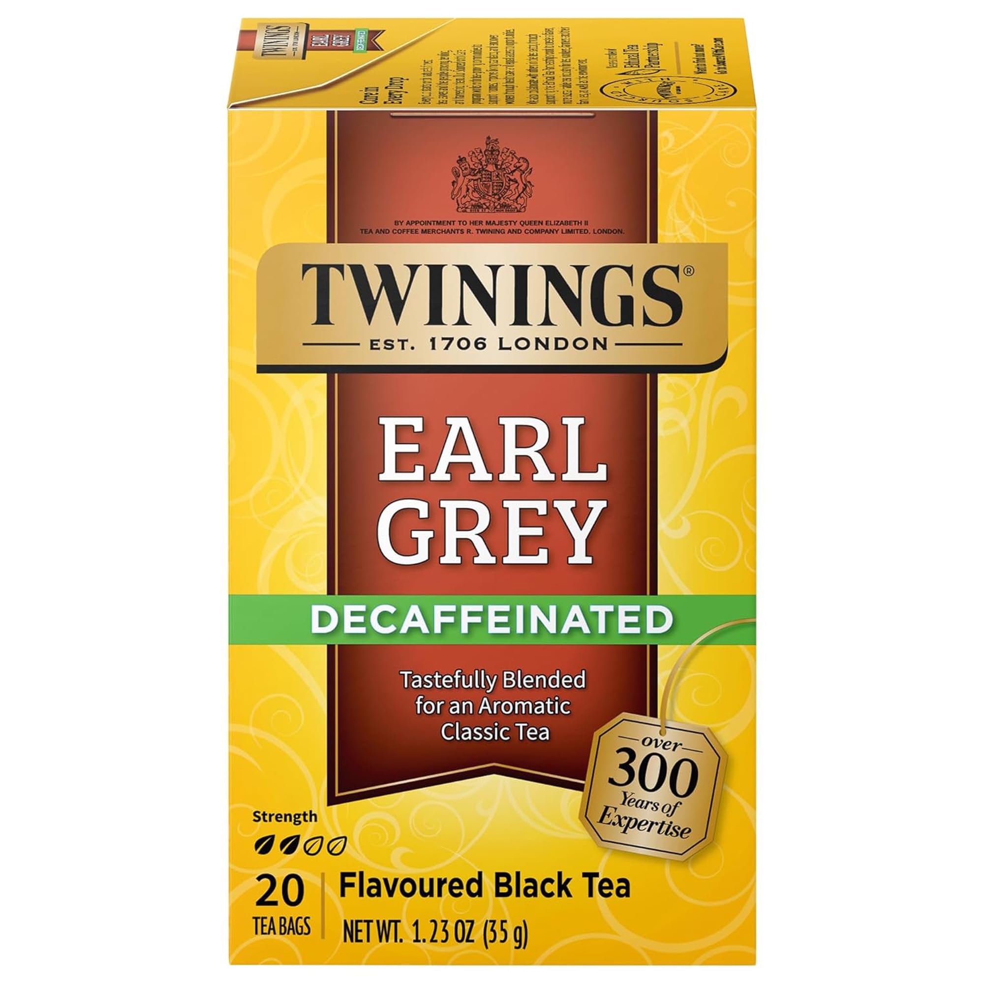 Twinings Lemon & Ginger Herbal Tea Individually Wrapped Bags, 100 Count (Pack of 1), Tangy Lemon, Spicy Ginger, Naturally Caffeine-Free, Enjoy Hot or Iced, 100 Teabags