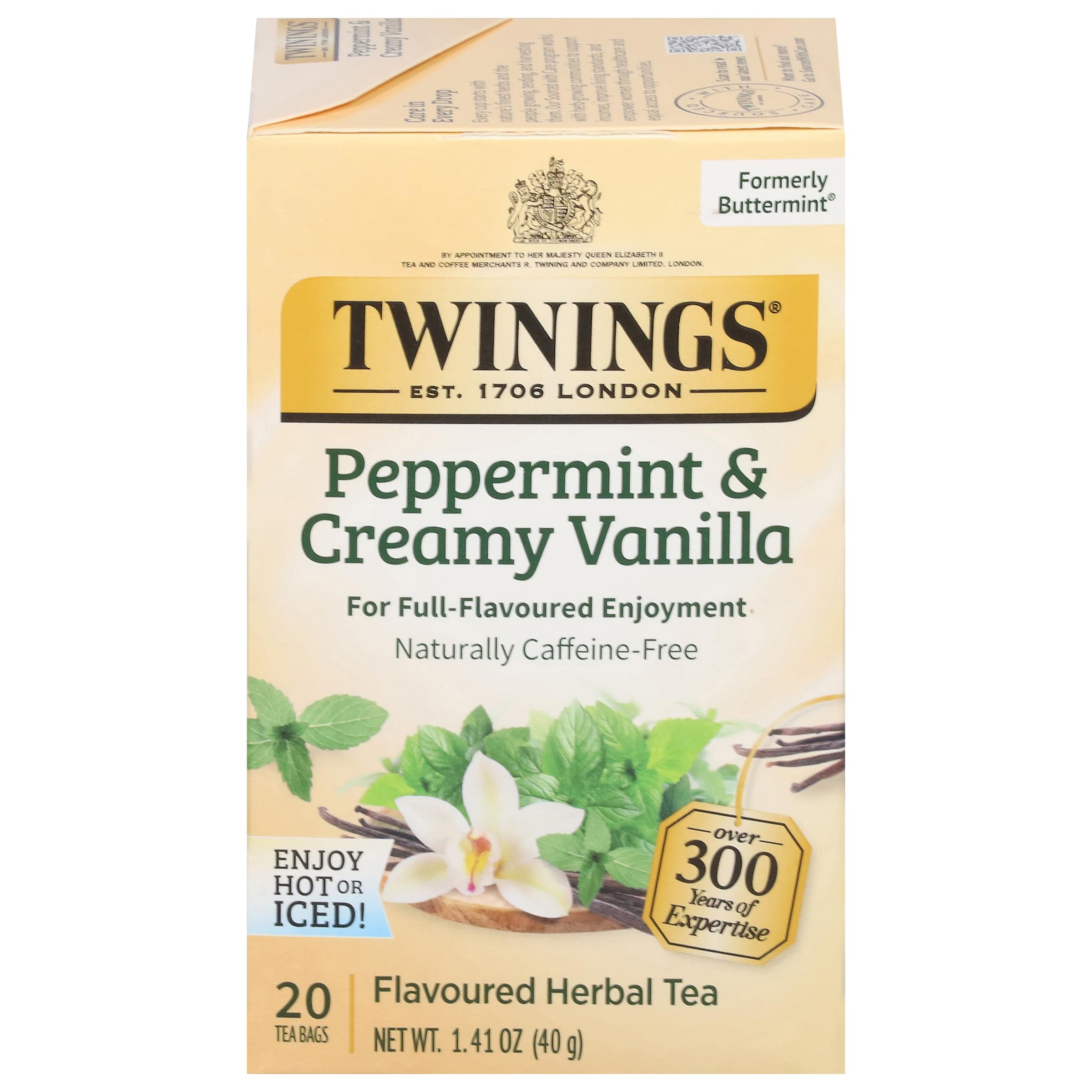 Twinings Lemon & Ginger Herbal Tea Individually Wrapped Bags, 100 Count (Pack of 1), Tangy Lemon, Spicy Ginger, Naturally Caffeine-Free, Enjoy Hot or Iced, 100 Teabags