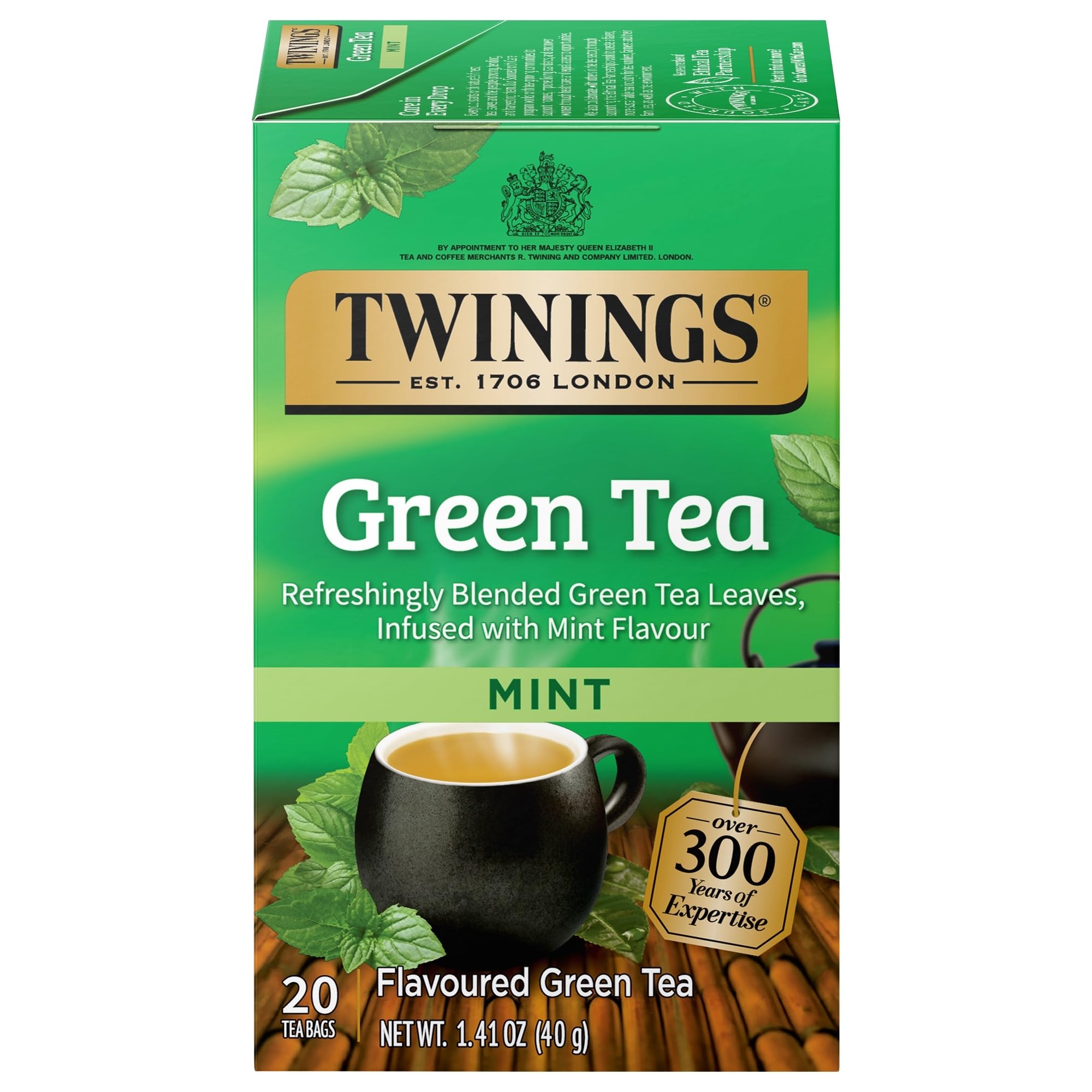 Twinings Lemon & Ginger Herbal Tea Individually Wrapped Bags, 100 Count (Pack of 1), Tangy Lemon, Spicy Ginger, Naturally Caffeine-Free, Enjoy Hot or Iced, 100 Teabags