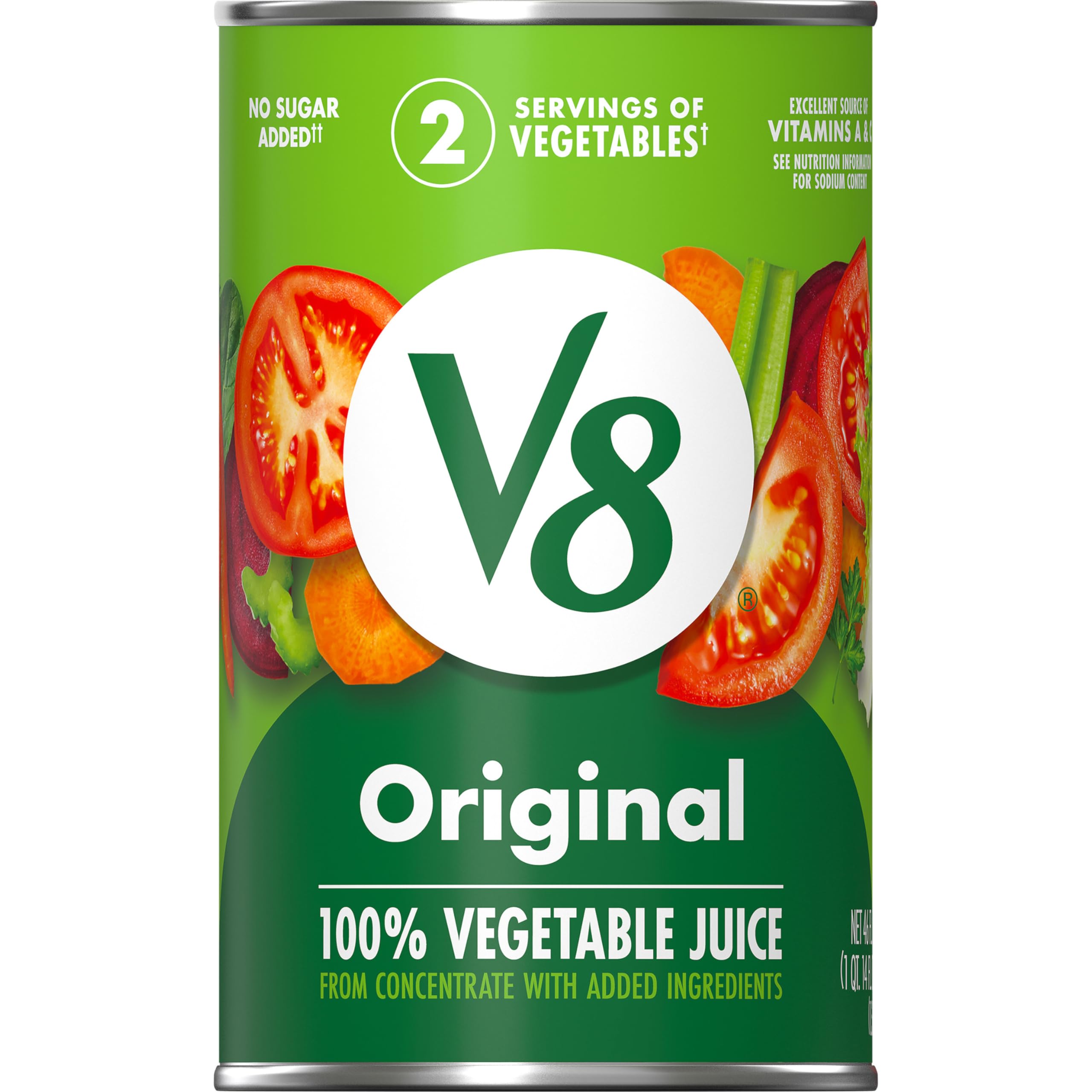 V8 Original 100% Vegetable Juice, 11.5 fl oz Can (24 Pack)