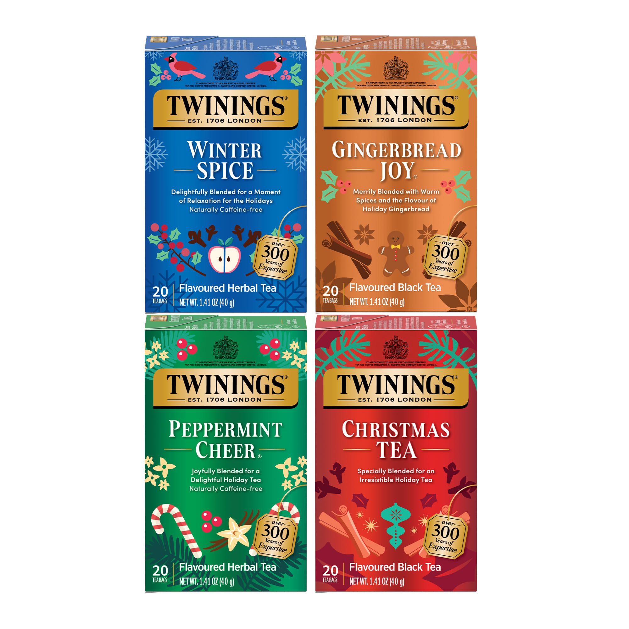 Twinings Lemon & Ginger Herbal Tea Individually Wrapped Bags, 100 Count (Pack of 1), Tangy Lemon, Spicy Ginger, Naturally Caffeine-Free, Enjoy Hot or Iced, 100 Teabags
