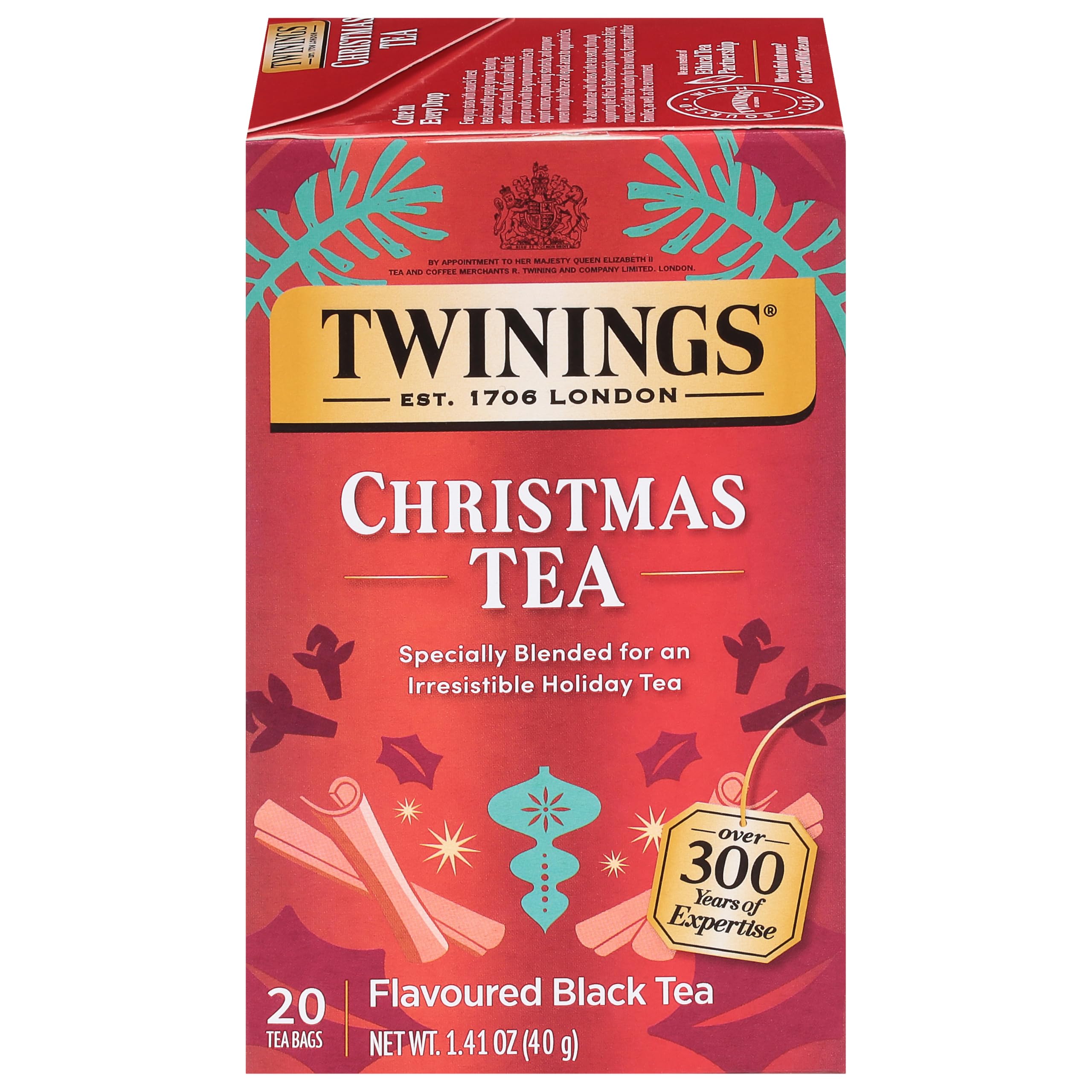 Twinings Lemon & Ginger Herbal Tea Individually Wrapped Bags, 100 Count (Pack of 1), Tangy Lemon, Spicy Ginger, Naturally Caffeine-Free, Enjoy Hot or Iced, 100 Teabags