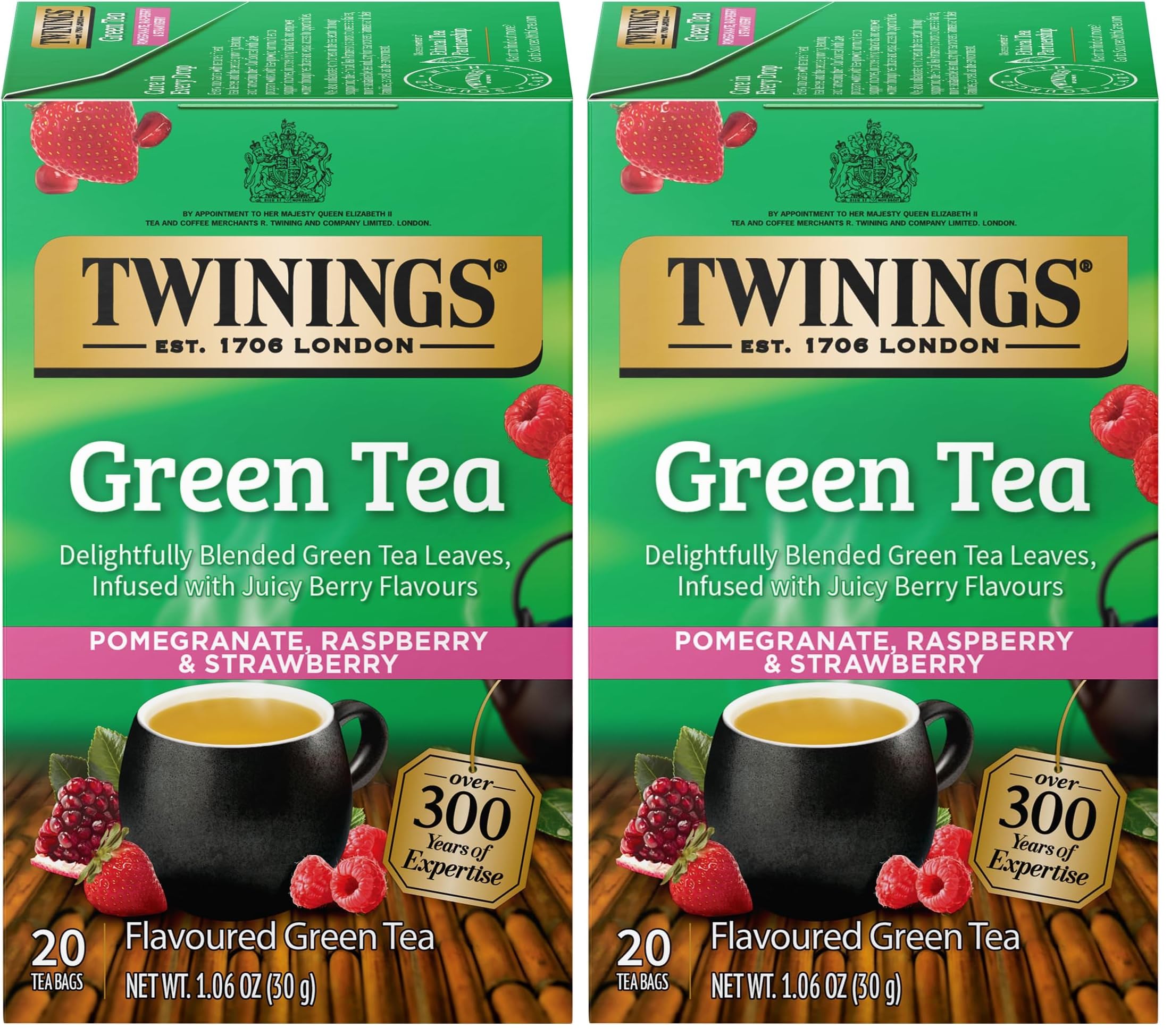 Twinings Lemon & Ginger Herbal Tea Individually Wrapped Bags, 100 Count (Pack of 1), Tangy Lemon, Spicy Ginger, Naturally Caffeine-Free, Enjoy Hot or Iced, 100 Teabags