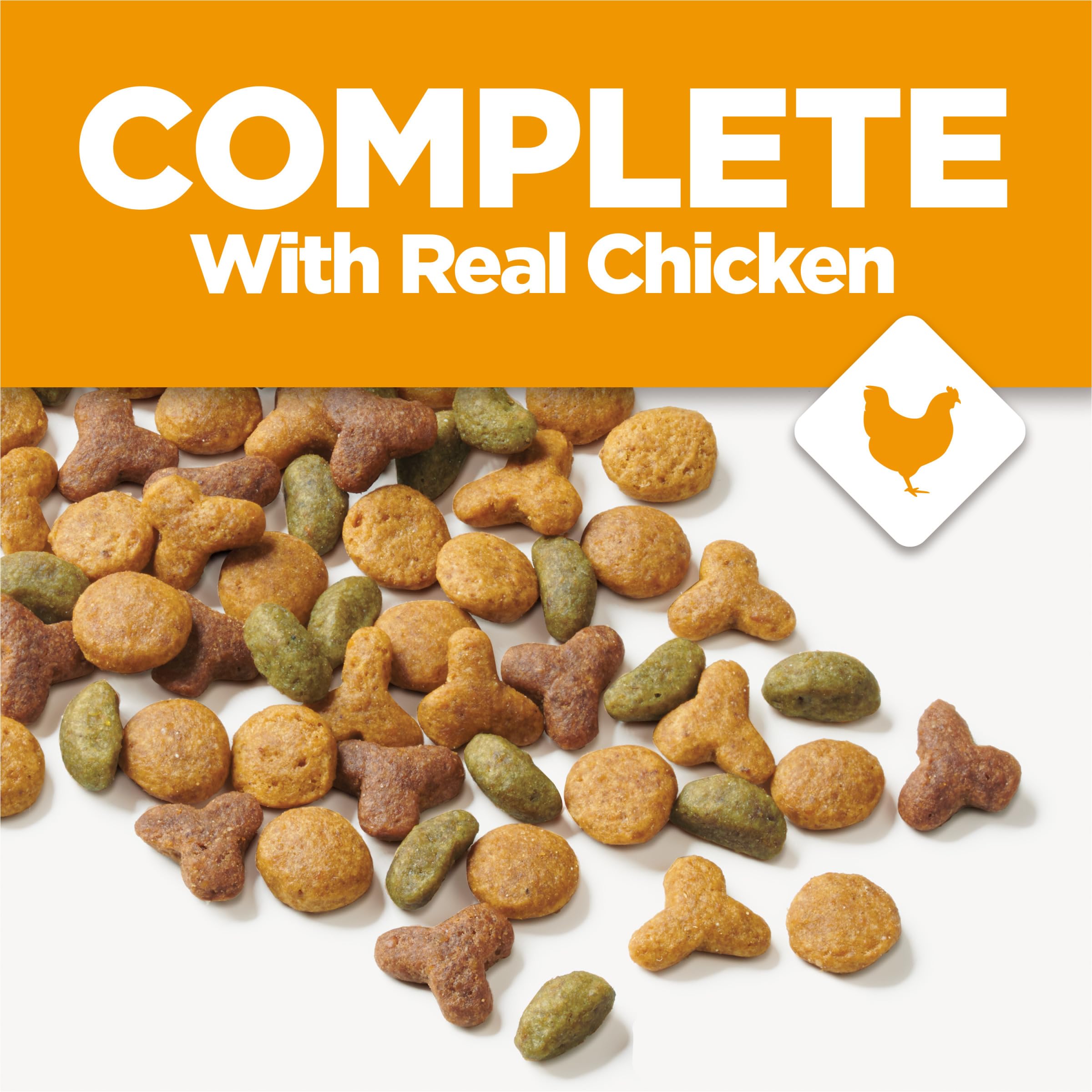 Purina Cat Chow Complete High Protein Dry Cat Food With Real Chicken - (Pack of 4) 3.15 lb. Bags