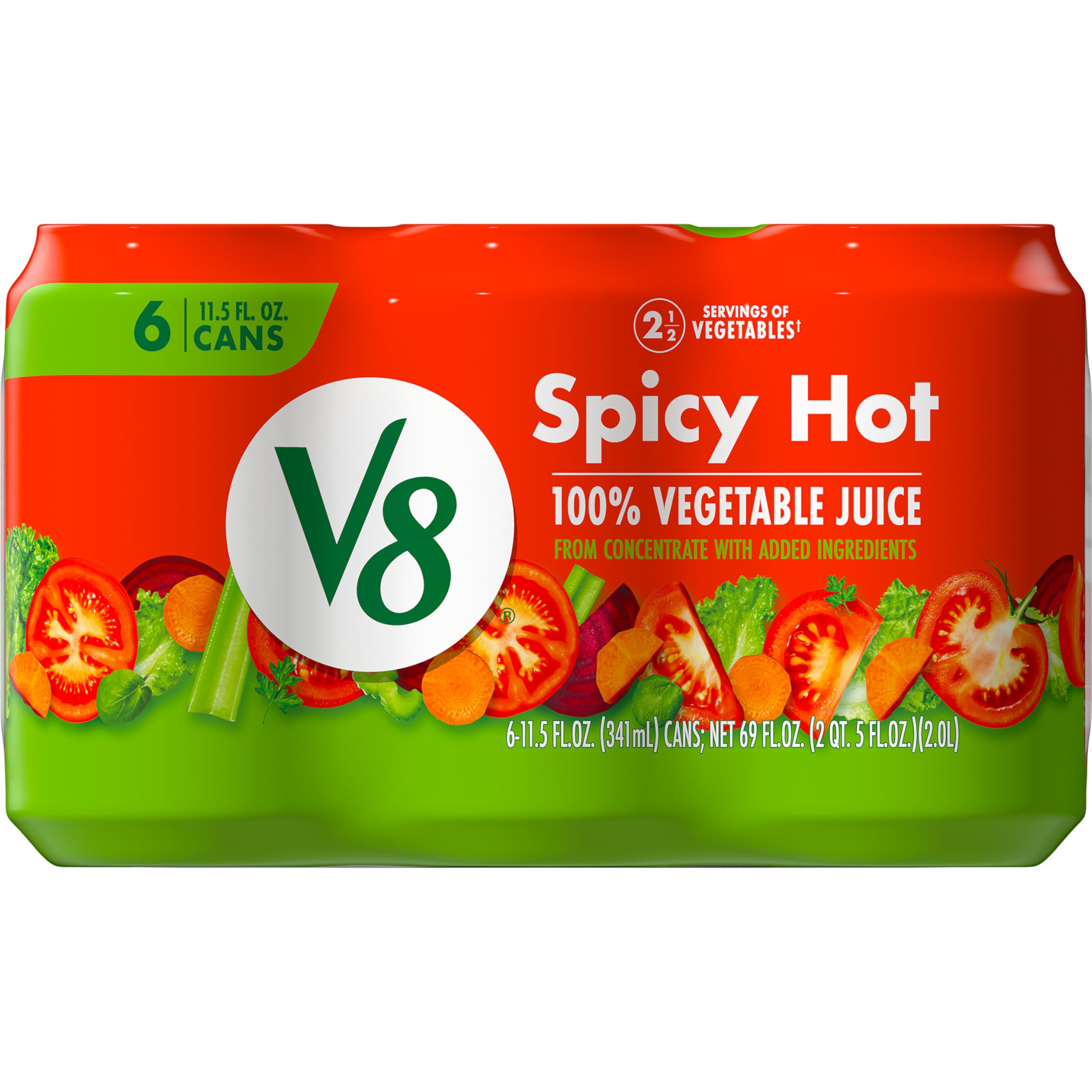 V8 Original 100% Vegetable Juice, 11.5 fl oz Can (24 Pack)