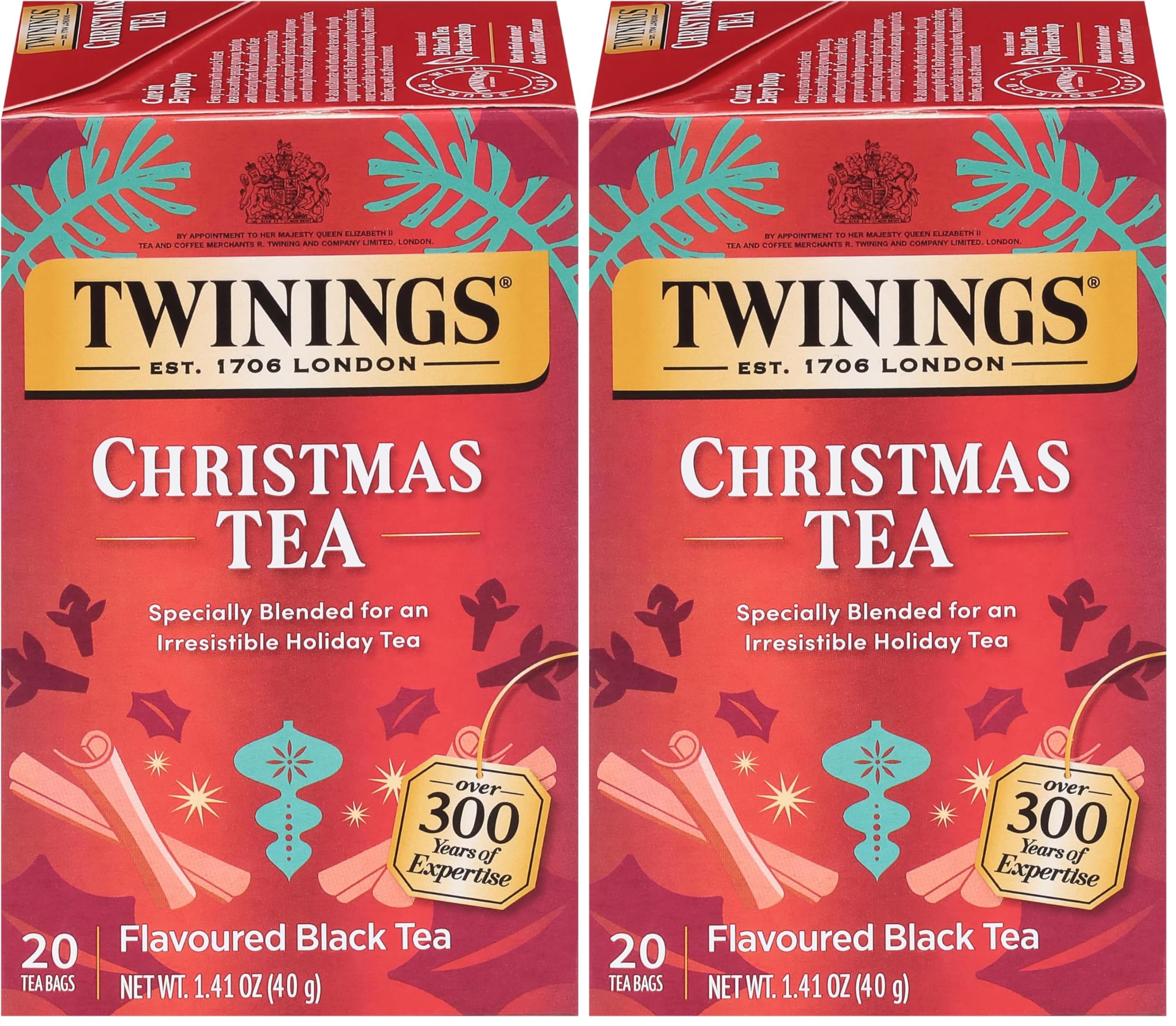 Twinings Lemon & Ginger Herbal Tea Individually Wrapped Bags, 100 Count (Pack of 1), Tangy Lemon, Spicy Ginger, Naturally Caffeine-Free, Enjoy Hot or Iced, 100 Teabags